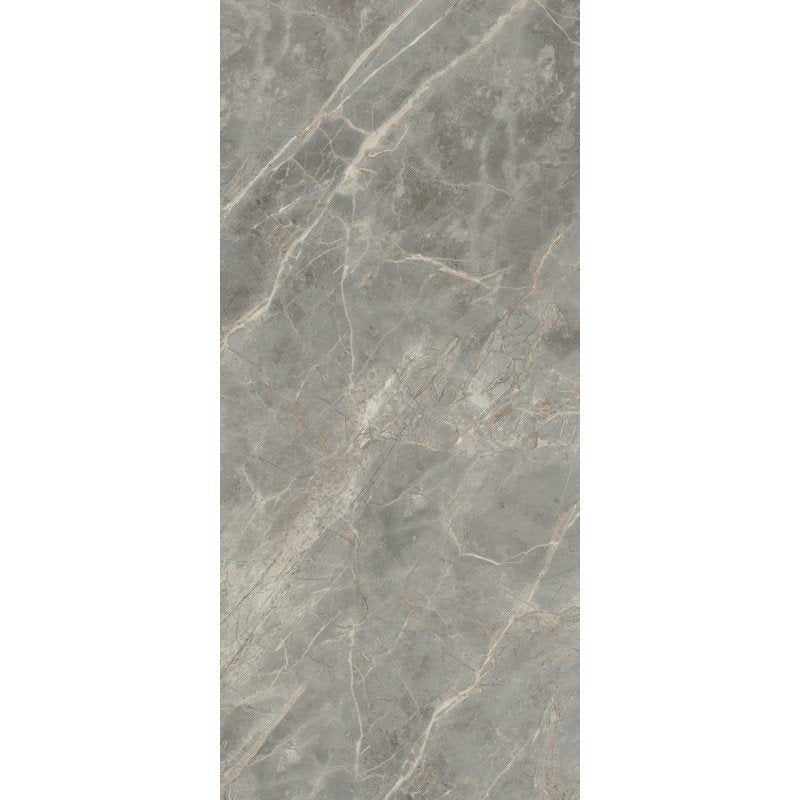 Pavimento rivestimento 80x180 effetto marmo rettificato Grigio in gres porcellanato, superficie e texture ravvicinata del...