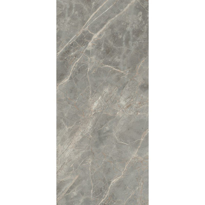 Pavimento rivestimento 80x180 effetto marmo rettificato Grigio in gres porcellanato, superficie e texture ravvicinata del...