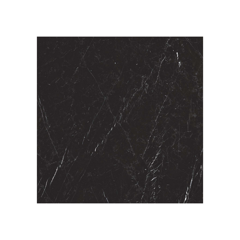 Pavimento rivestimento 80x80 in gres porcellanato 6 mm Nero Marquinia, superficie e texture ravvicinata del gres