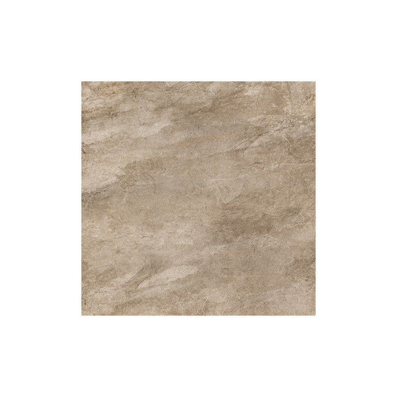Pavimento 80x80 in gres porcellanato 9 mm rettificato ecru, superficie e texture ravvicinata del gres