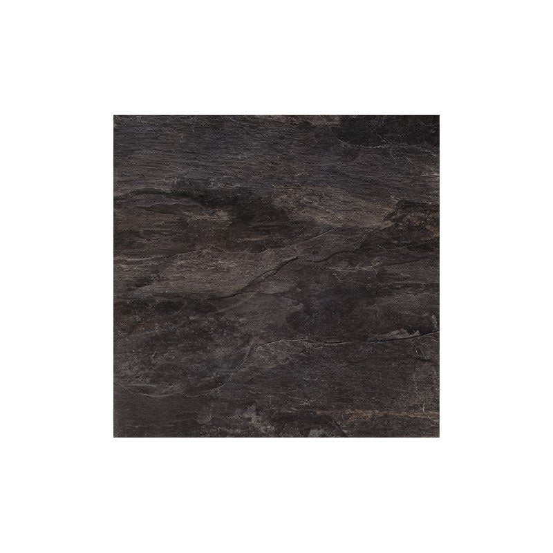 Pavimento rivestimento 80x80 in gres porcellanato 9 mm rettificato noir grip Ardoise 738655 Rex Ceramiche