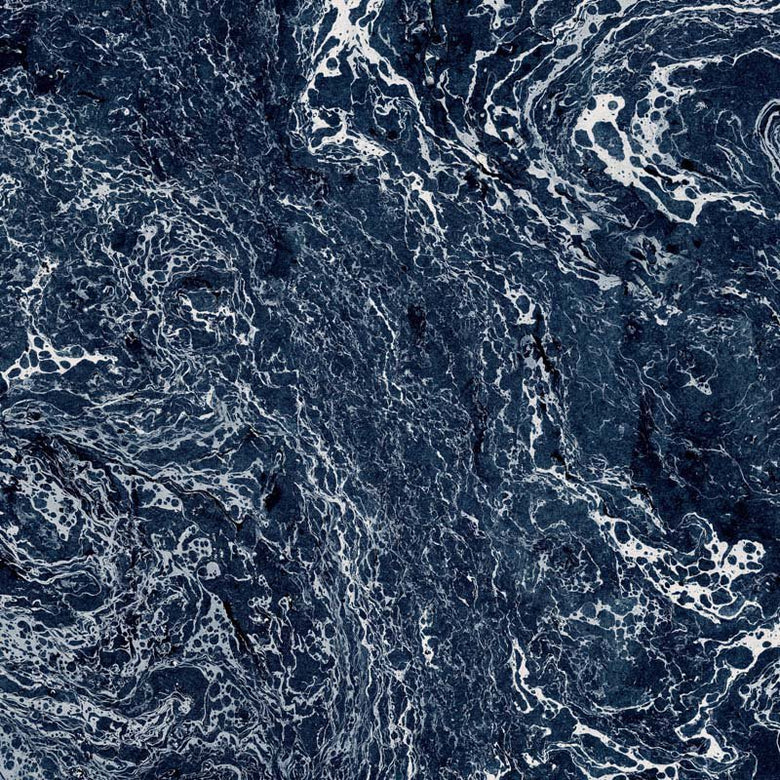 Pavimento rivestimento 90x90 effetto marmo In Gres in ambientazione completa, vista d'insieme della stanza