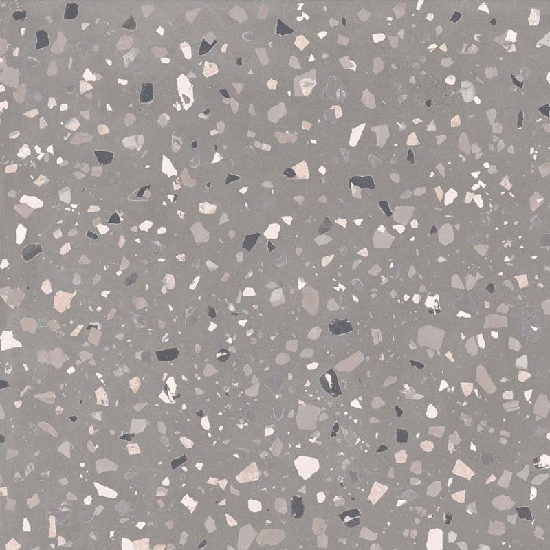 Pavimento rivestimento 90x90 in gres Grey Ceramica Sant in gres porcellanato, superficie e texture ravvicinata del gres