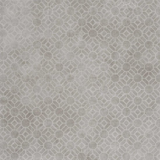 Pavimento rivestimento a decoro 60x60 antiscivolo in gres porcellanato 8,5mm rettificato classic grigio Ragno Creek