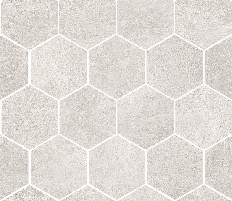 Pavimento rivestimento Esagonale 26x30 Cm Effetto Metallo in gres porcellanato e ceramica, superficie e texture...