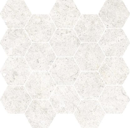 Pavimento rivestimento mosaico 30.3x30.3 in gres porcellanato 8,5mm ivory Ragno Richmond