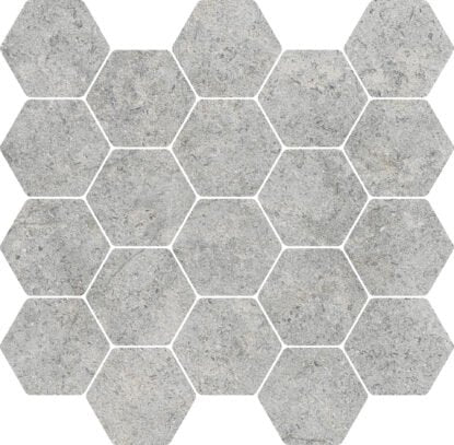 Pavimento rivestimento mosaico 30.3x30.3 in gres porcellanato 8,5mm silver Ragno Richmond