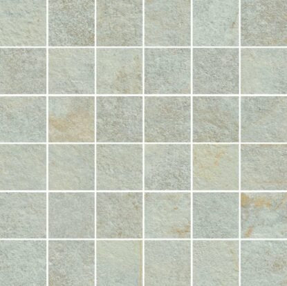 Pavimento rivestimento mosaico 30x30 in gres porcellanato 00 Bianco, superficie e texture ravvicinata del gres - Ragno