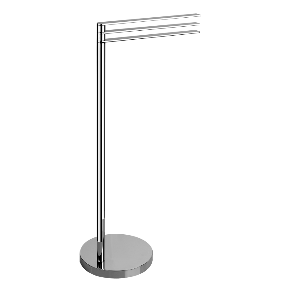 Piantana con 3 portasciugamani da pavimento cromo Emporio 38939 Gessi