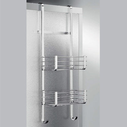 Set piantane portasciugamani portarotolo con portascopino e cavalletto box doccia cromo 3 pz Units Colombo Design