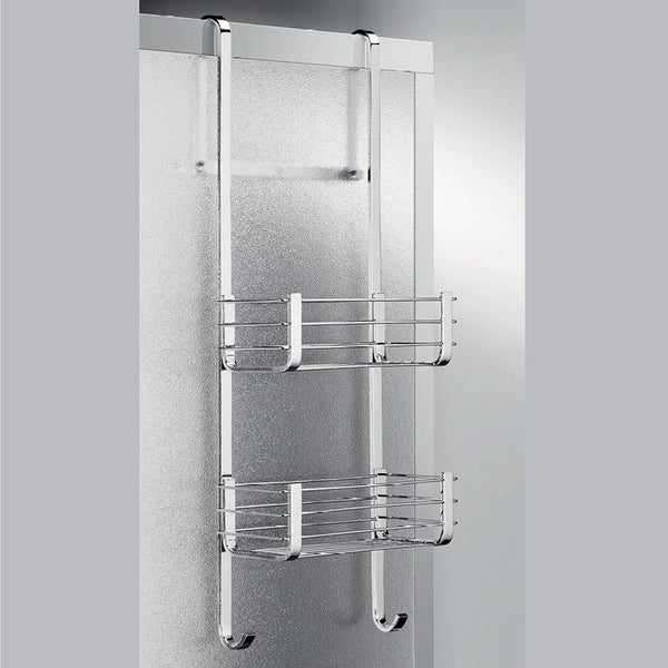 Set piantane portasciugamani portarotolo con portascopino e cavalletto box doccia cromo 3 pz Units Colombo Design