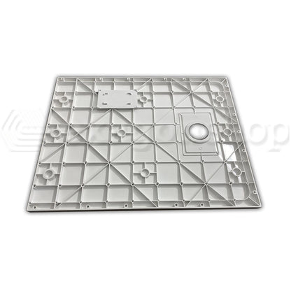 Quarzo piatto doccia 140x80 in smc effetto pietra ardesia grigio