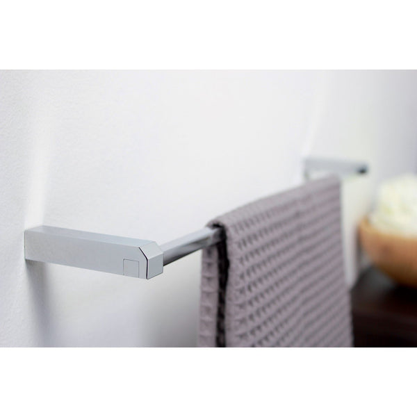 Koh-i-noor 4quattro porta asciugamani 60 cm a muro in ottone cromo