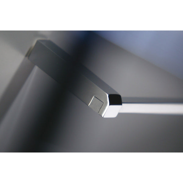 Koh-i-noor 4quattro porta asciugamani 60 cm a muro in ottone cromo