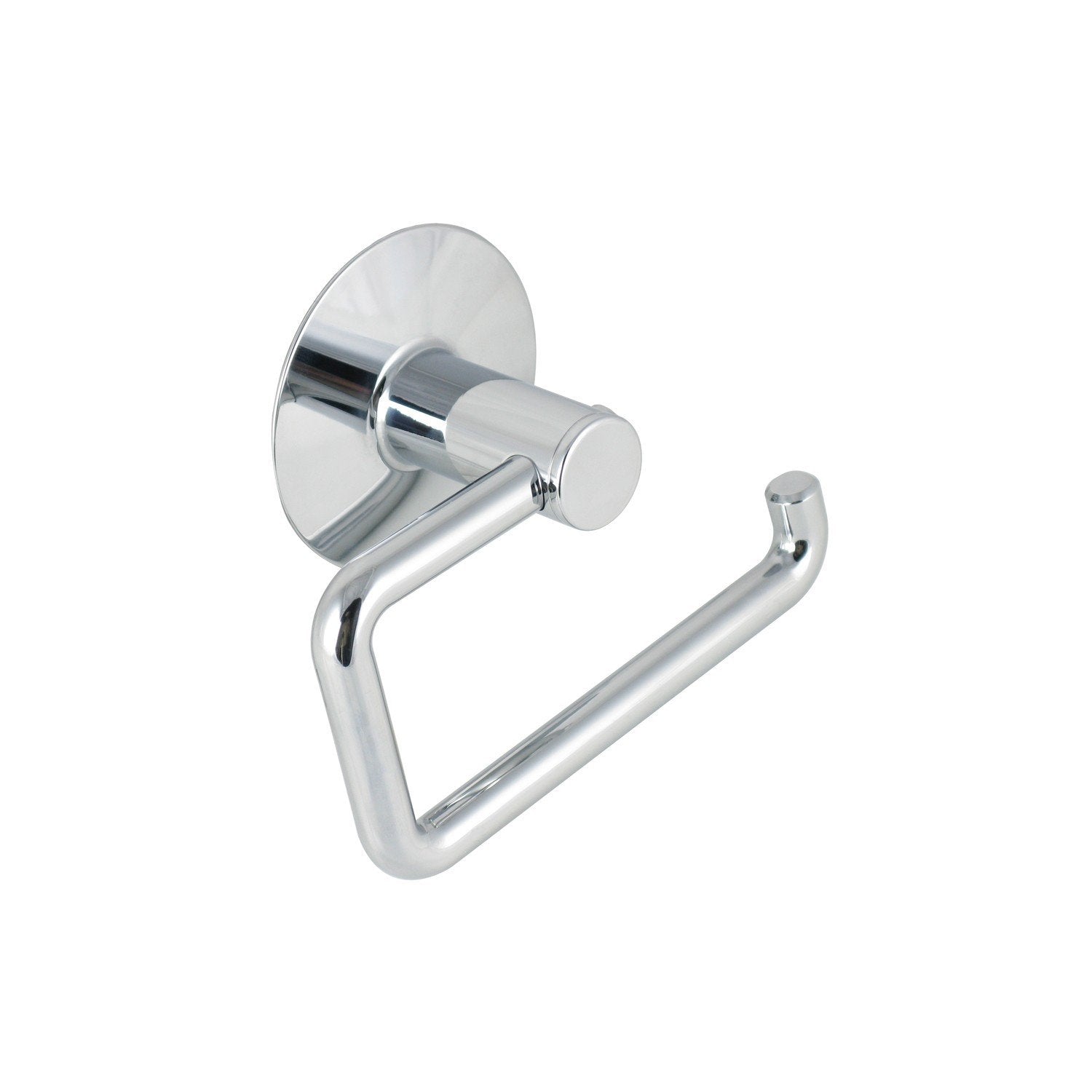 Koh-i-noor Serie10 porta carta igienica a muro da incollo Cromo in ottone e abs montato a parete, vista del design e...