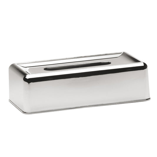 Koh-i-noor Classic Porta Kleenex 25x13 da appoggio e parete in ABS cromato