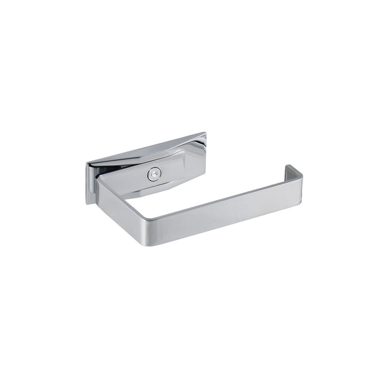 Koh-i-noor LEM 2.T 6308 portarotolo con supporto in acciaio Cromo Lucido in acciaio inox montato a parete, vista del...