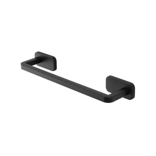 Porta asciugamani 35 cm acciaio inox nero cubik Feridras