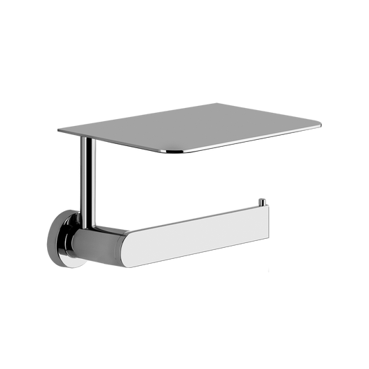 Porta rotolo a parete con coperchio cromo emporio 38855 Gessi