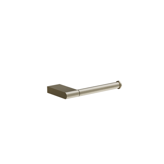 Porta rotolo a parete orizzontale o verticale brushed brass origini 66455 Gessi