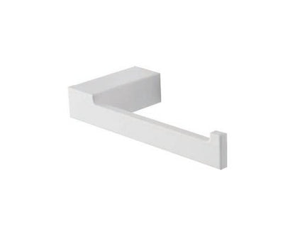 Porta rotolo in alluminio bianco Sky