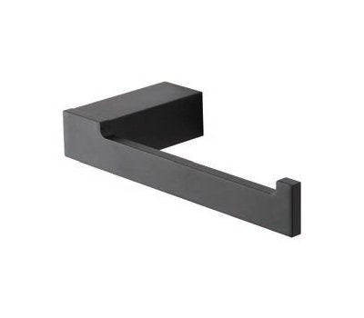 Porta rotolo in alluminio nero Sky
