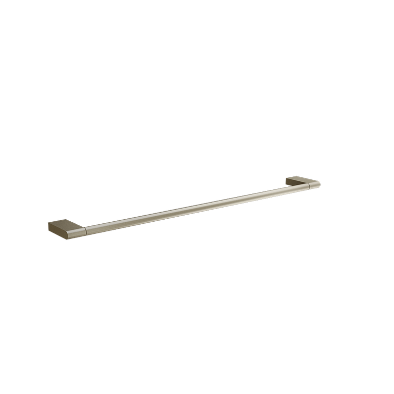 Porta salvietta 60 cm brushed brass pvd origini gessi montato a parete, vista del design e della finitura