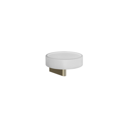Porta sapone a muro bianco brass brushed 66401 Gessi