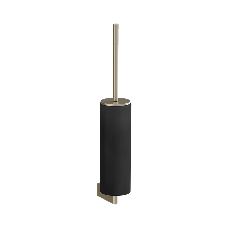 Porta scopino a muro nero brass brushed pvd 66420 Gessi