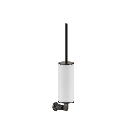 Porta scopino wc a parete bianco black xl inciso 58519 gessi