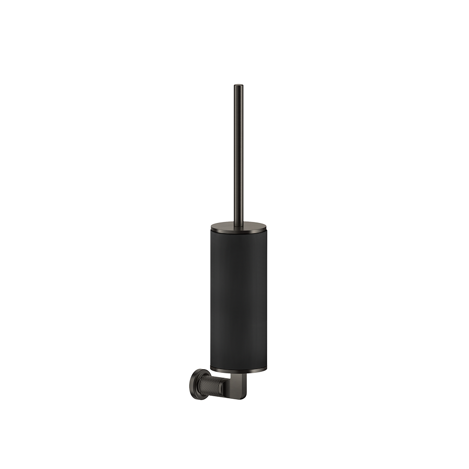 Porta scopino wc a parete matt black xl inciso 58520 gessi