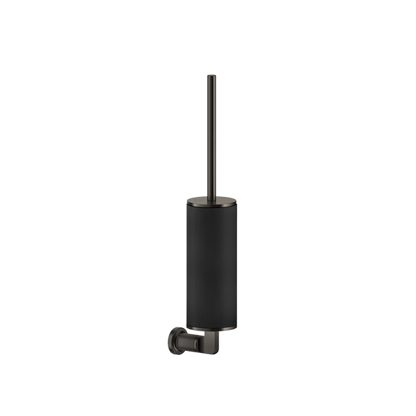 Porta scopino wc a parete matt black xl inciso 58520 gessi