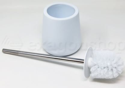 Porta scopino wc da pavimento in ceramica bianco Sidney
