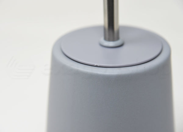 Porta scopino wc da pavimento in ceramica grigio Sidney