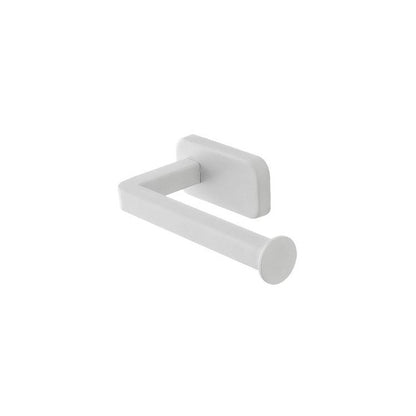 Portarotolo in acciaio inox bianco Cubik