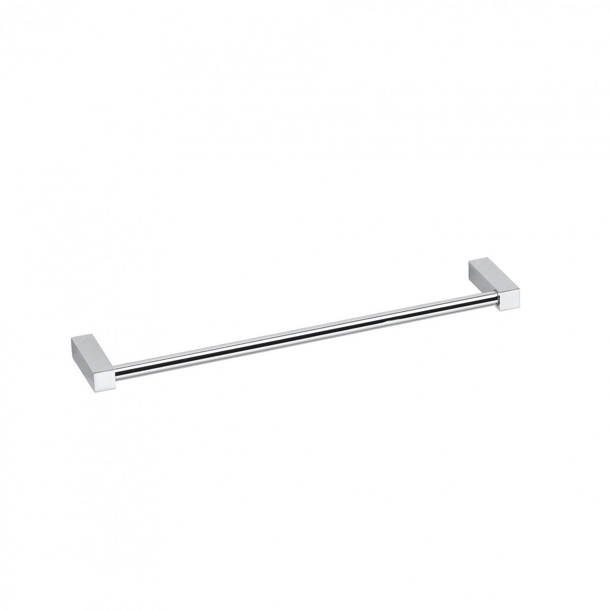 Cosmic Metric set accessori portasciugamano cromo 4pz Cromo Lucido, vista laterale del profilo a muro - Industrias Cosmic