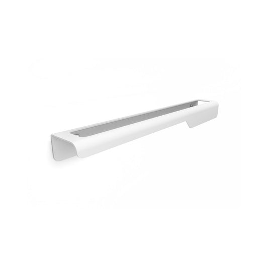 Koh-i-noor Piega 7504v portasciugamani 45 cm a muro in acciaio bianco opaco