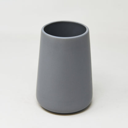 Portaspazzolino in ceramica grigio Sidney