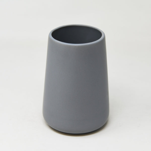 Portaspazzolino in ceramica grigio Sidney
