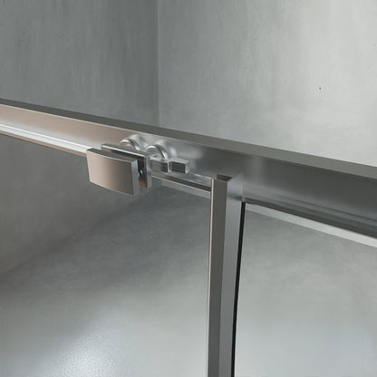 Box doccia 100x70 Rio un anta scorrevole vetro 6 mm trasparente H 195 cromo