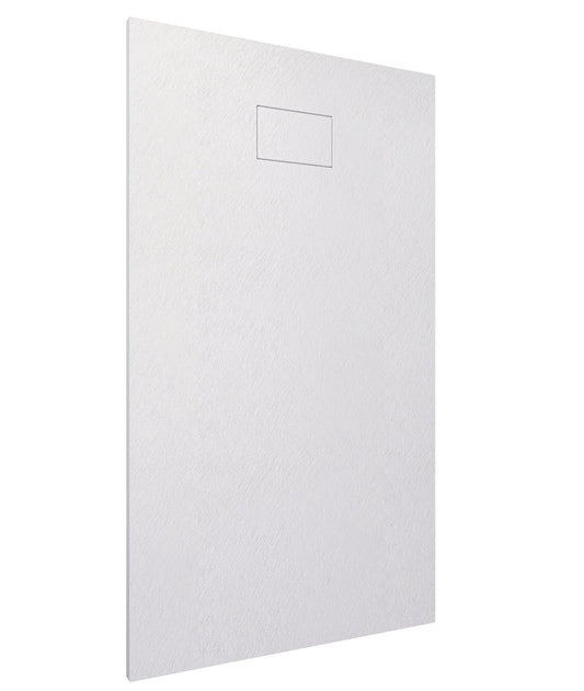 Piatto Doccia 90x70 Spessore 26 mm In SMC Effetto Pietra Bianco Quarzo