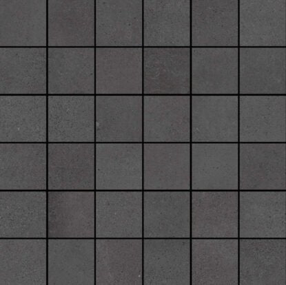 Rivestimento mosaico 30x30 in gres porcellanato 9,5mm, superficie e texture ravvicinata del gres