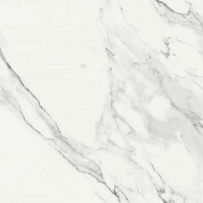 Pavimento Rivestimento 60x60 in gres porcellanato 9,5mm Marmo Bianco in marmo naturale e rettificato, superficie e...