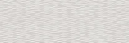 Rivestimento 40x120 in pasta bianca 8 mm struttura 3D wall 00 Bianco in resina, superficie e texture ravvicinata del gres