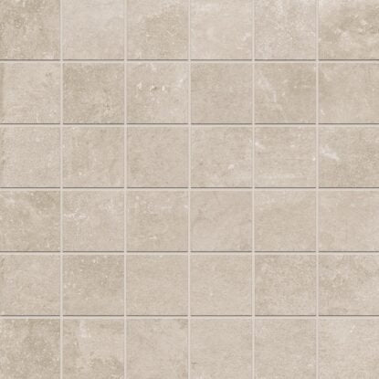 Pavimento rivestimento 30x30 mosaico in gres rettificato beige Ragno Realstone Navigli