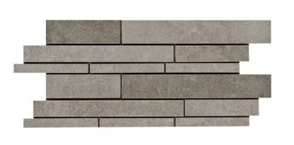 Pavimento rivestimento muretto 15x30 in gres porcellanato 9,5mm multicolor Ragno Realstone Pietrantica