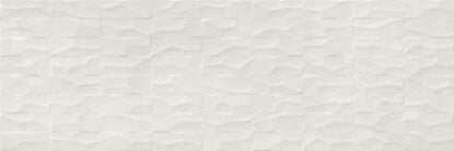 Rivestimento 30x90 in pasta bianca 10mm struttura district in strutturato, superficie e texture ravvicinata del gres