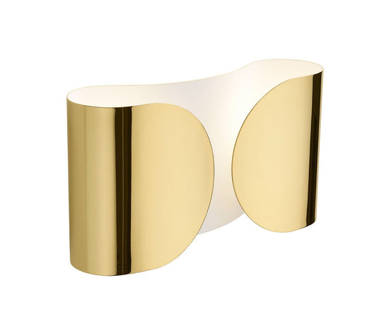 Flos Foglio Lampada da parete in acciaio oro