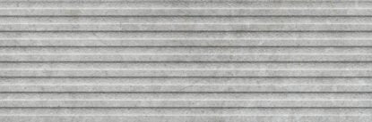 Rivestimento 33x100 in pasta bianca 10mm struttura temple 3D silver Richmond Ragno