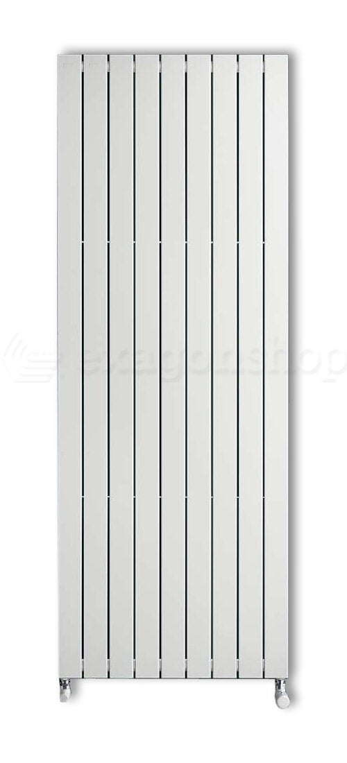 Radiatore 18 elementi verticale ad acqua mandata destra L.630xH.800 mm 1782W verniciato bianco Runtal JETX HXD80 4SR